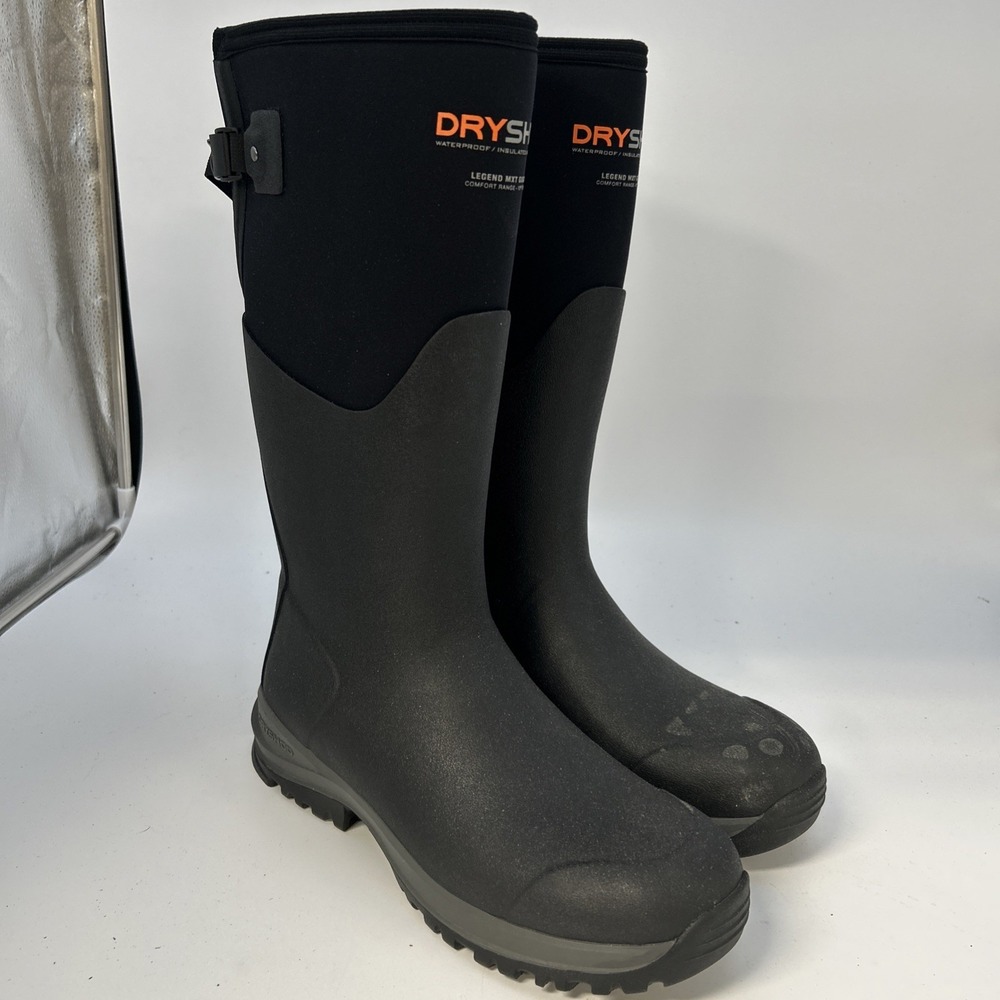 Dryshod Haymaker Gusset Women's Boots Farm Work Black HAYG-WH-BK